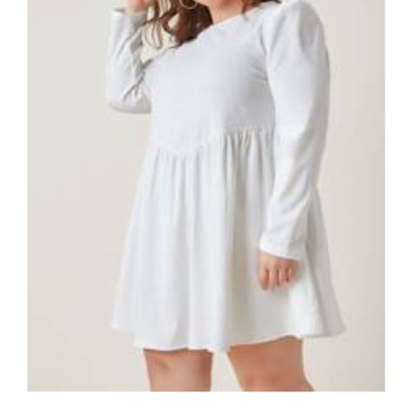 Puff Sleeve Smock Dress - Never Worn - Picture 1 of 1